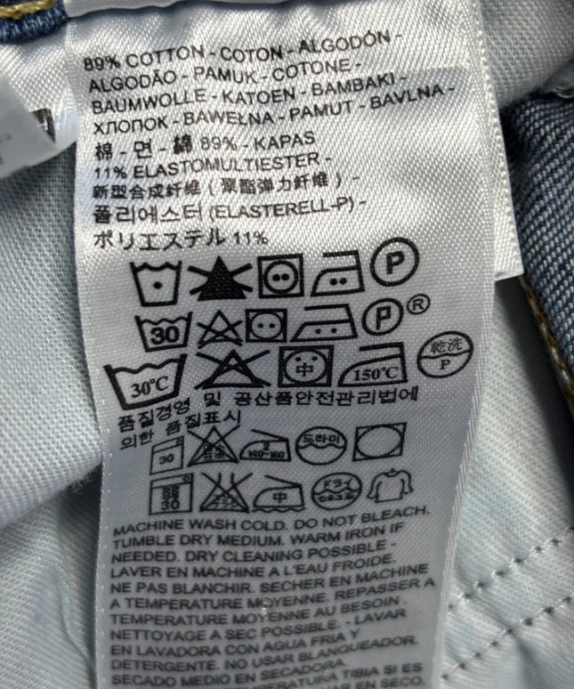 Levi's 506 Straight Leg Blue Jeans