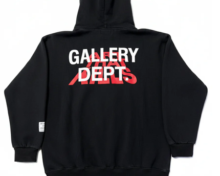 Gallery Dept. Black Corona Virus World Tour Graphic Hoodie