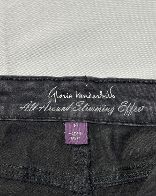 Gloria Vanderbilt Black All-Around Slimming Effect Jeans