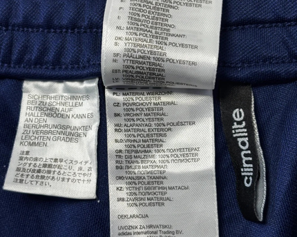 Adidas Navy Climalite Training Track Pants