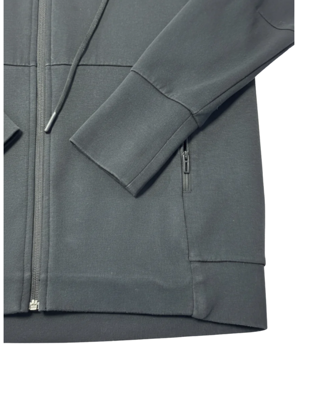 Adidas Black Full-Zip Performance Hoodie