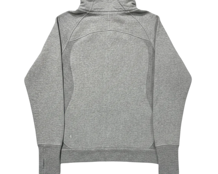 Lululemon Grey Asymmetrical Zip High-Neck Jacket