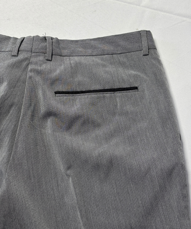 Zara Man Grey Slim Fit Tapered Dress Pants