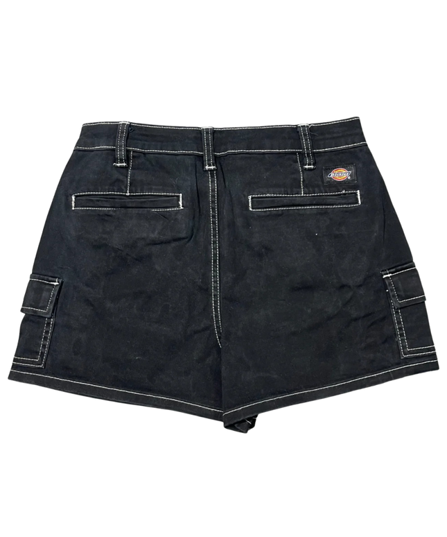 Dickies Black Utility Cargo Shorts with Contrast Stitching