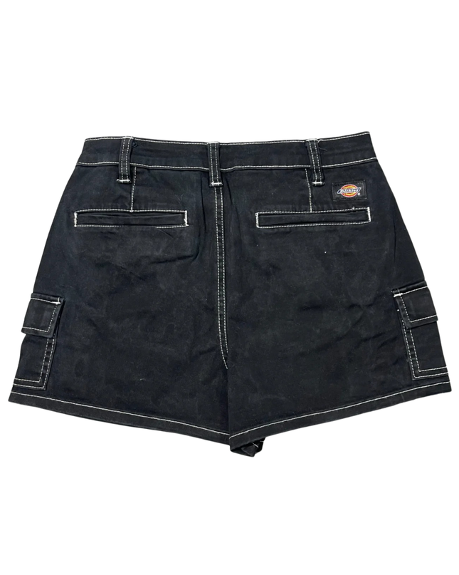 Dickies Black Utility Cargo Shorts with Contrast Stitching