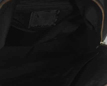 Coach Dark Brown Signature Monogram Backpack Bag