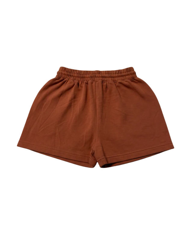 Alo Terracotta High-Waist Sweat Shorts