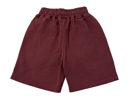 Alo Maroon Drawstring Sweat Shorts