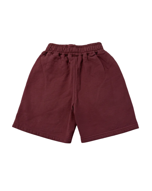 Alo Maroon Drawstring Sweat Shorts