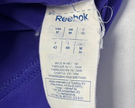 Reebok Purple Full-Zip PlayDry Performance Sports Jacket