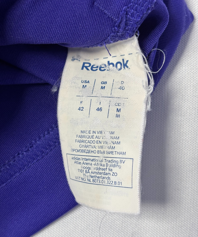 Reebok Purple Full-Zip PlayDry Performance Sports Jacket