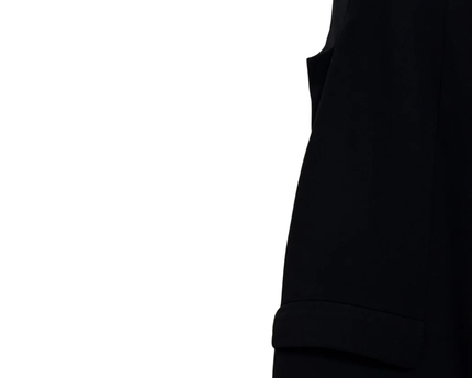 Zara Woman Black Sleeveless Longline Dress