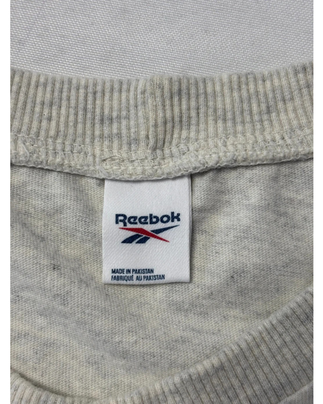Reebok Grey Graphic Embroidered T-Shirt