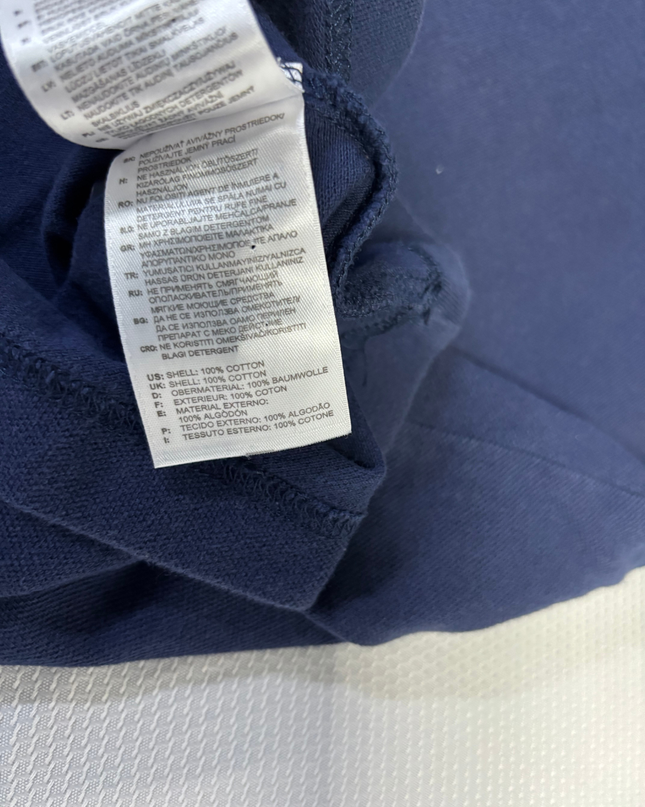 Adidas Navy Blue Classic Pique Polo Shirt
