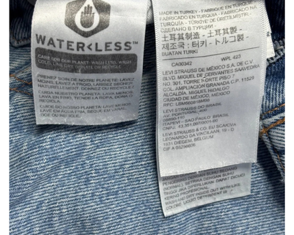 Levi's Made & Crafted Light Blue Straight Leg Organic Cotton Jeans