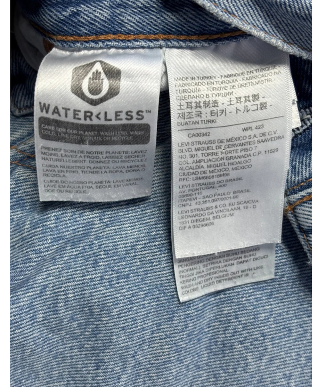 Levi's Made & Crafted Light Blue Straight Leg Organic Cotton Jeans