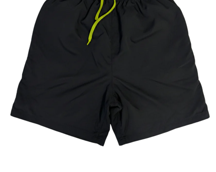 Nike Black Performance Training Shorts with Neon Accents