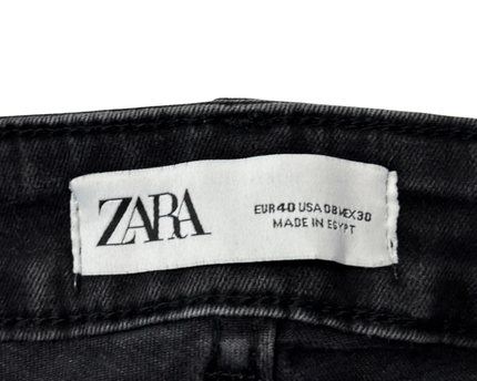 Zara Black High-Waist Skinny Jeans