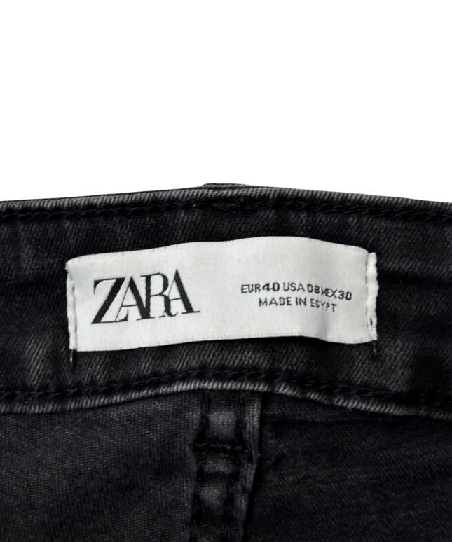 Zara Black High-Waist Skinny Jeans