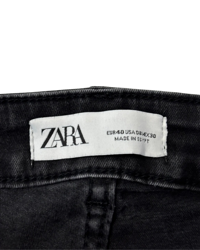 Zara Black High-Waist Skinny Jeans