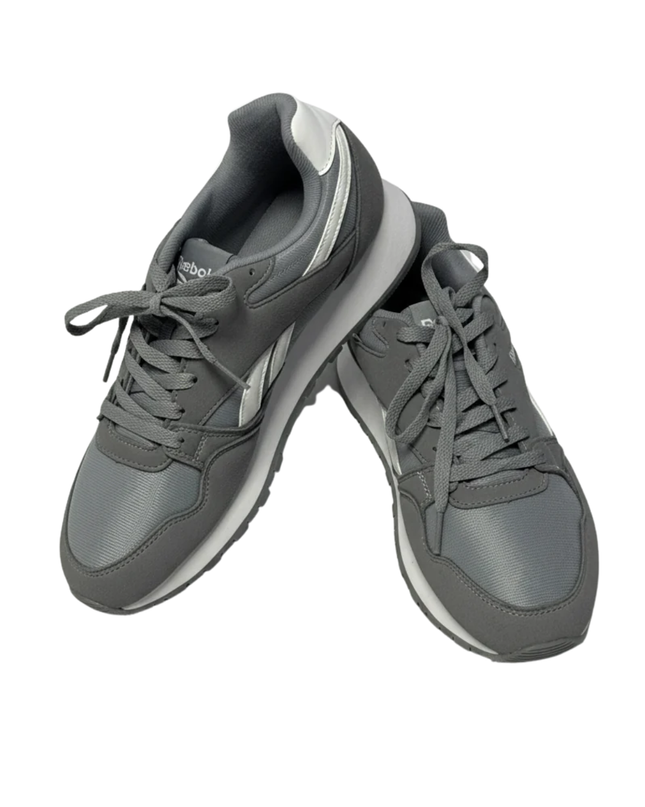 Reebok Grey Retro Sport Sneakers