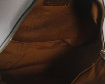 Coach Off-white Pebbled Leather Backpack