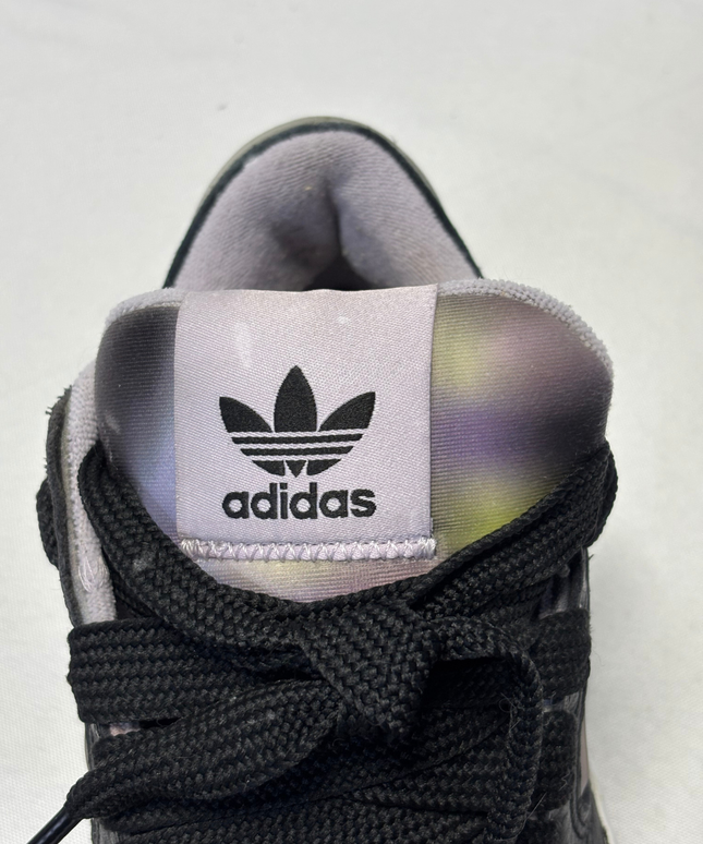 Adidas Black Adimatic Chunky Leather Sneakers