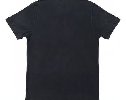 Tommy Jeans Black Graphic Logo Polo Shirt