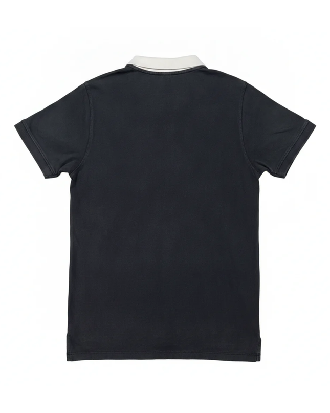 Tommy Jeans Black Graphic Logo Polo Shirt