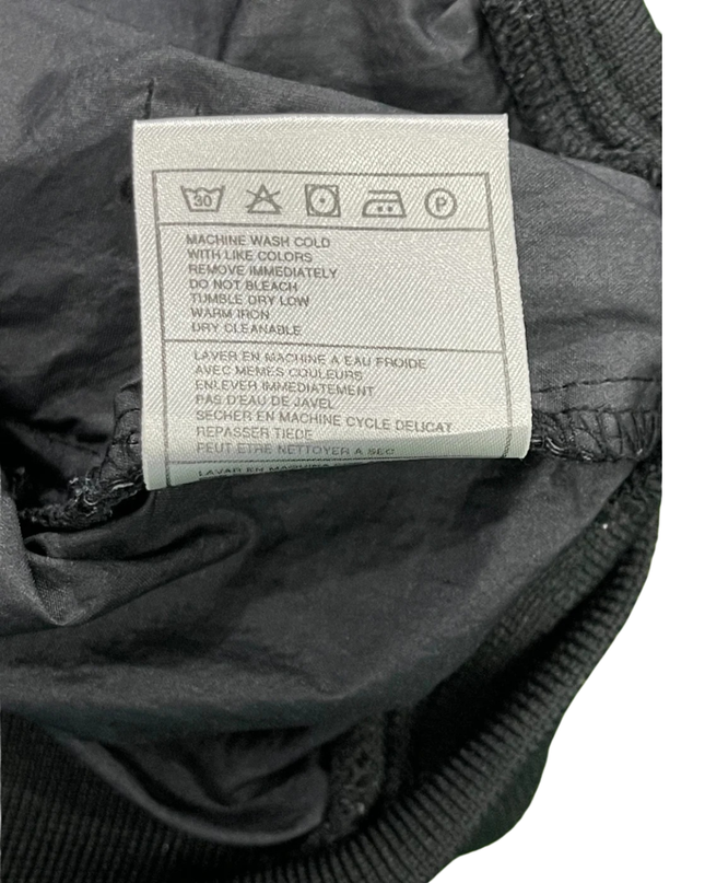 Nike Black Vintage V-Neck Windbreaker Pullover Jacket