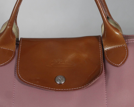 Longchamp Pink Le Pliage Nylon Tote Bag