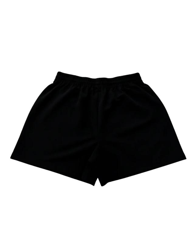 Alo Black Relaxed Fit Drawstring Sports Shorts