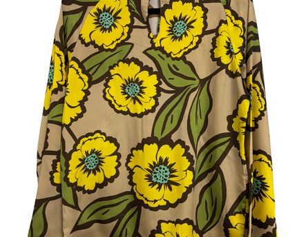 Chepè Floral Yellow and Green Italian Blouse