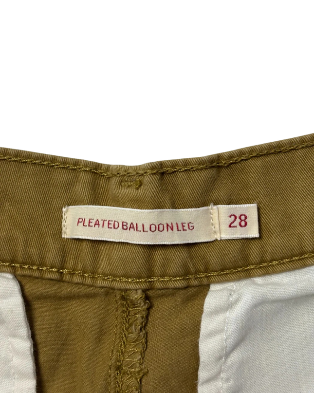 Levi's Tan Pleated Balloon Leg Pants