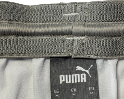 Puma White Graphic Athletic Sports Shorts