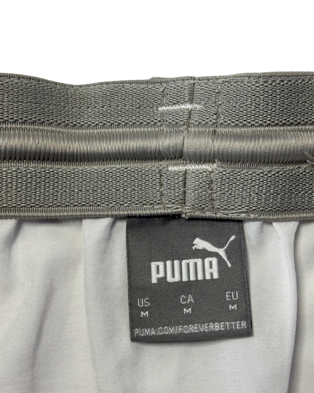 Puma White Graphic Athletic Sports Shorts
