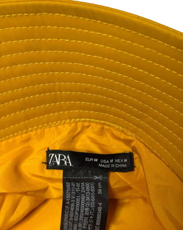 Zara Vibrant Yellow Bucket Hat