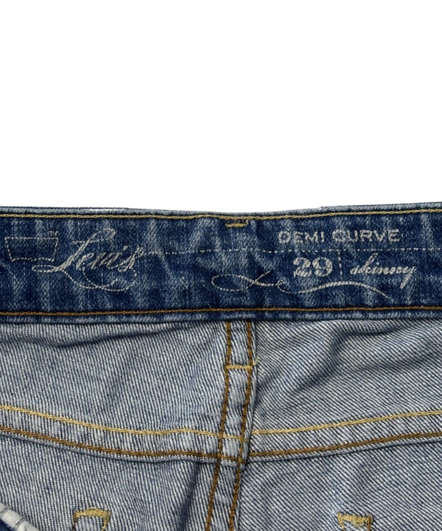 Levi's Blue Demi Curve Skinny Jeans