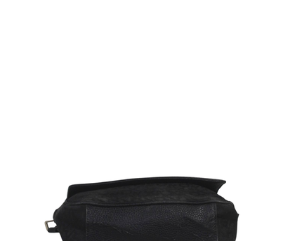 DKNY Black Pebbled Leather Crossbody Bag