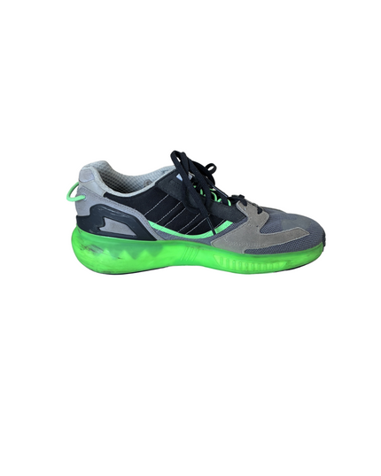 Adidas ZX 2K Boost Pure Tech Sneakers | Black, Grey & Neon Green | EU 42.5