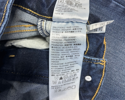Levi's 721 High Rise Skinny Dark Blue Jeans