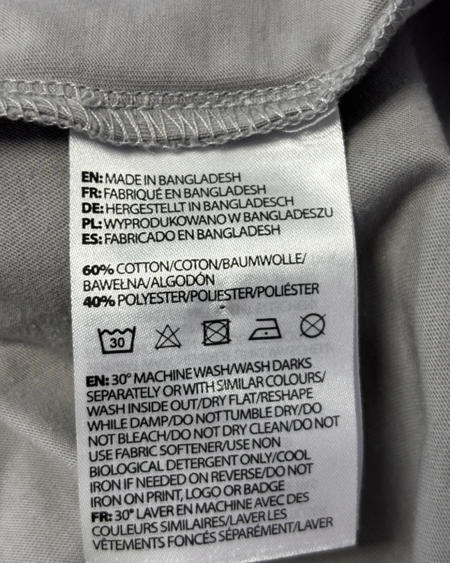 DKNY Sport Grey Logo Graphic T-Shirt