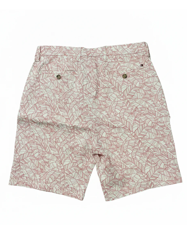 Tommy Hilfiger Red/White Tropical Palm Leaf Print Shorts