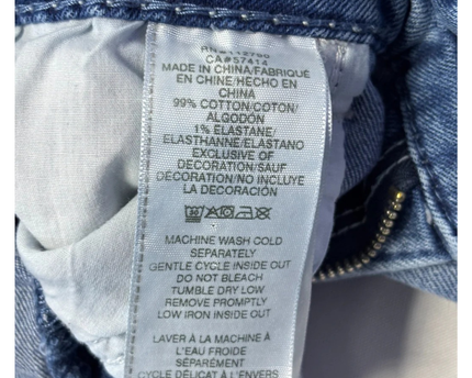 True Religion Light Blue Cargo Wide Leg Jeans