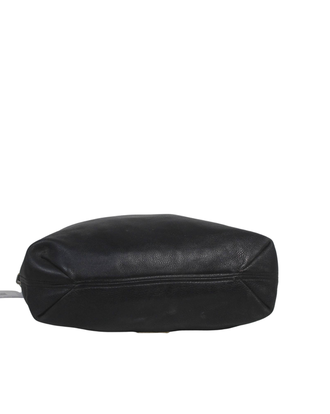 Michael Kors Black Pebbled Leather Hobo Shoulder Bag