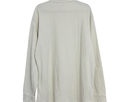 Polo Ralph Lauren Off-white Half-Zip Ribbed Pullover Sweater