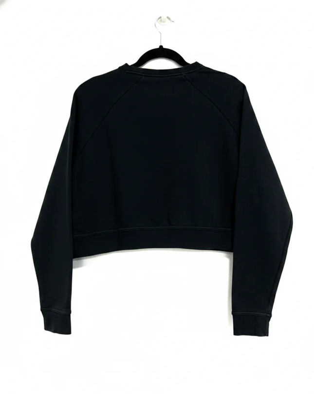 Nike Black Cropped Dri-FIT Sweatshirt