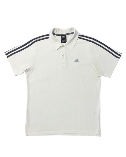 Adidas Clima365 Essentials White Performance Polo Shirt - L
