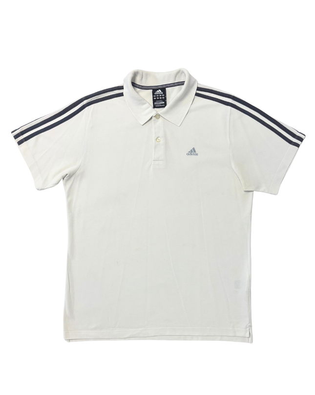 Adidas Clima365 Essentials White Performance Polo Shirt - L