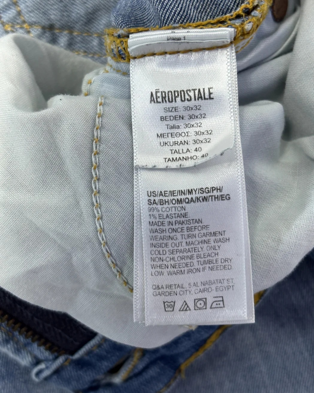 Aéropostale Blue Straight Leg Denim Jeans